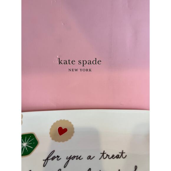 Kate Spade Lenox Holiday Giving Time Cookie Plate - Picture 6 of 8